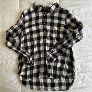 Gap Boyfriend fit flannel shirt